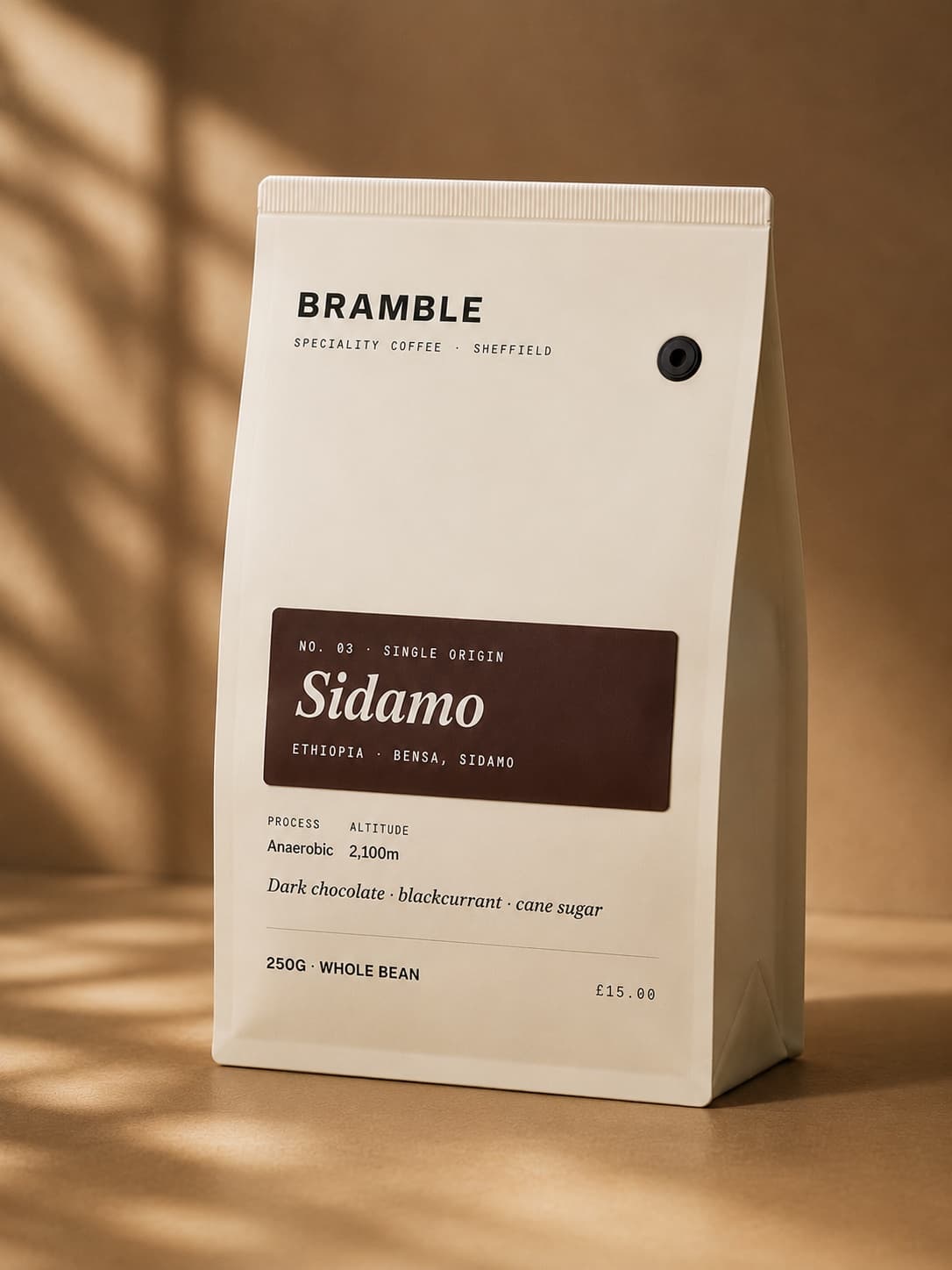 Bramble Sidamo — Ethiopia anaerobic single-origin coffee, 250g bag